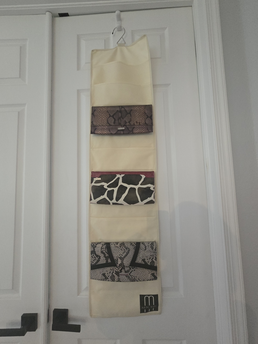 Miche Cream Colored Hanging Purse Cover Organizer
